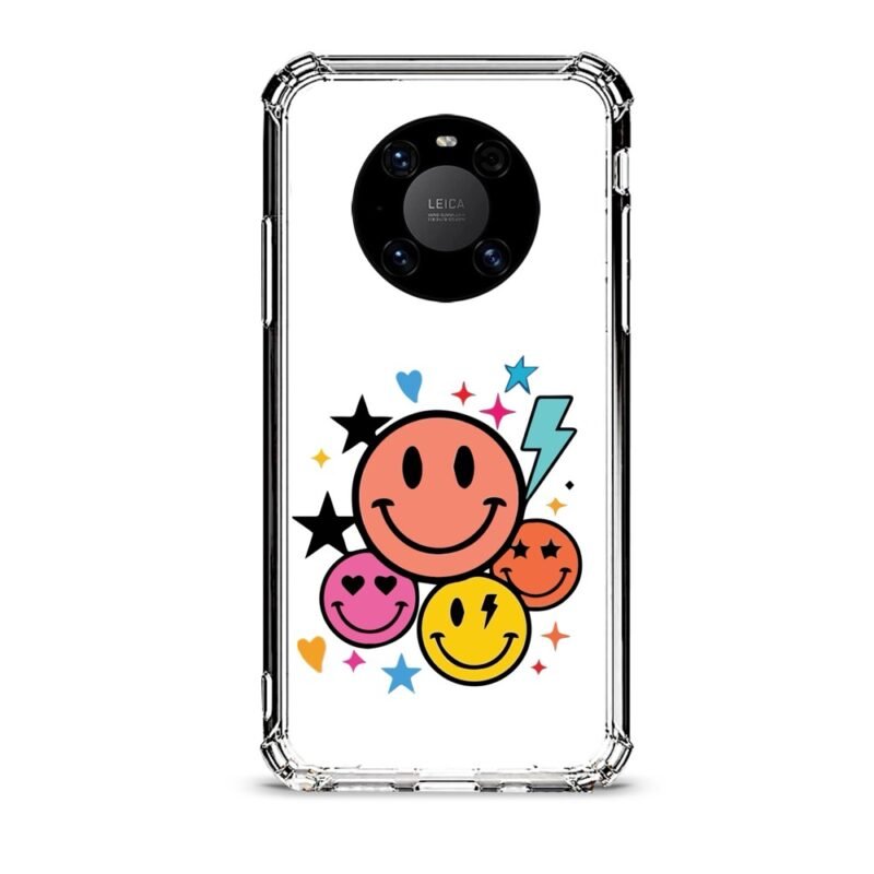Smilies θήκη διάφανη & σχέδιο  d1095 γιά Huawei Mate 40