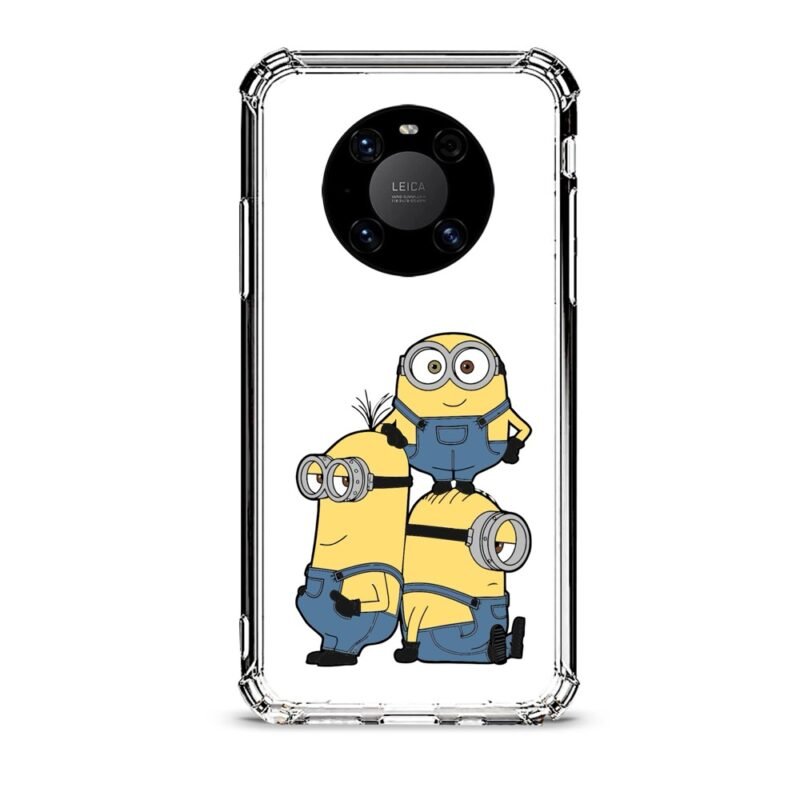 Minions θήκη διάφανη & σχέδιο  d1125 γιά Huawei Mate 40