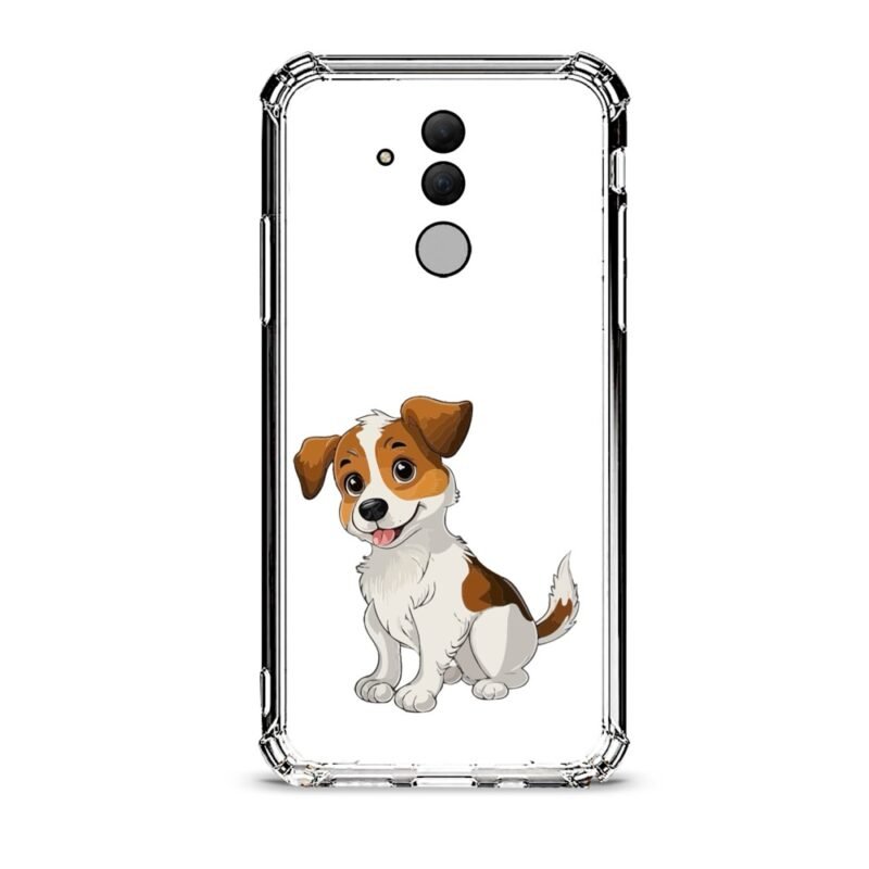 Wolf θήκη διάφανη & σχέδιο  d1021 γιά Huawei Mate 20 Lite