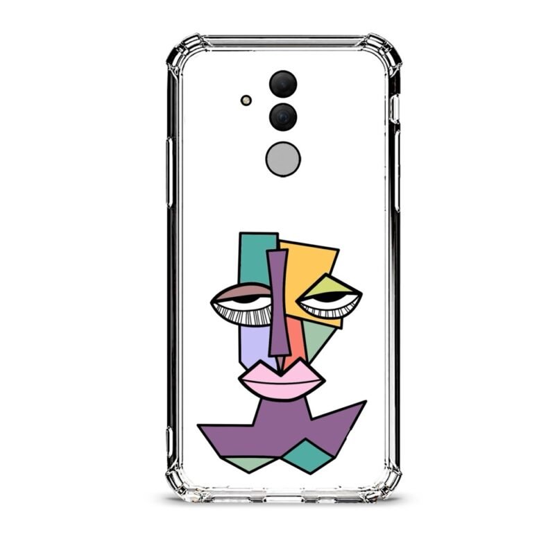 Shape face θήκη διάφανη & σχέδιο  d1026 γιά Huawei Mate 20 Lite