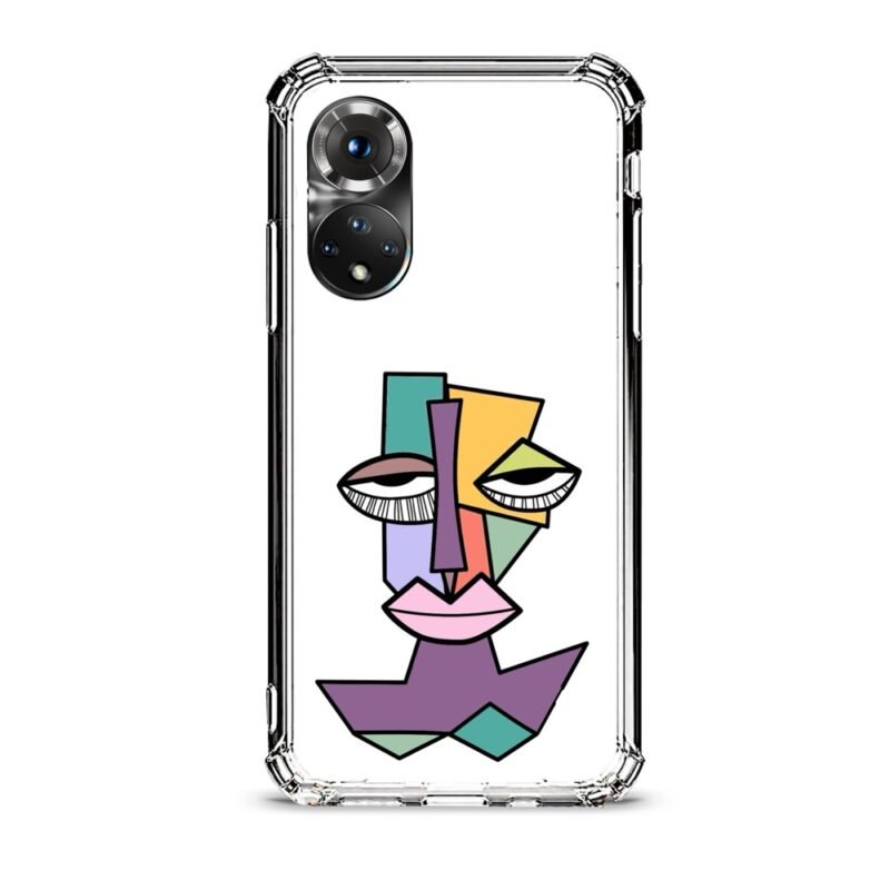 Shape face θήκη κινητού d1026 με σχέδιο διάφανη Honor 50