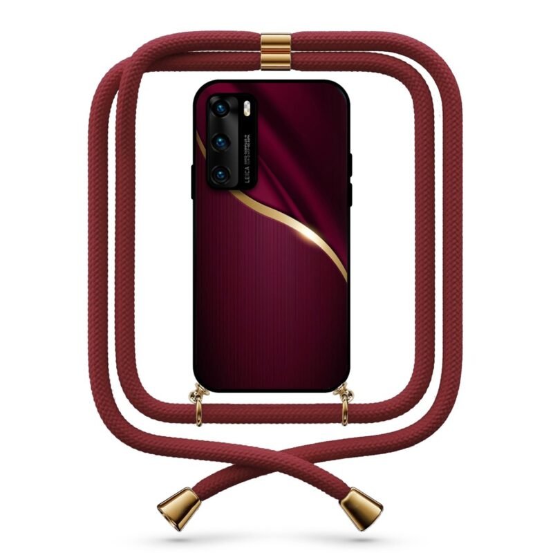 Elegant texture θήκη με κορδόνι & σχέδιο 9732 για Huawei P40