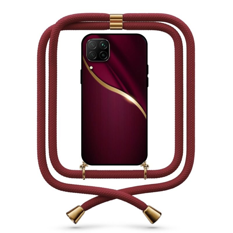 Elegant texture θήκη με κορδόνι & σχέδιο 9732 για Huawei P40 Lite