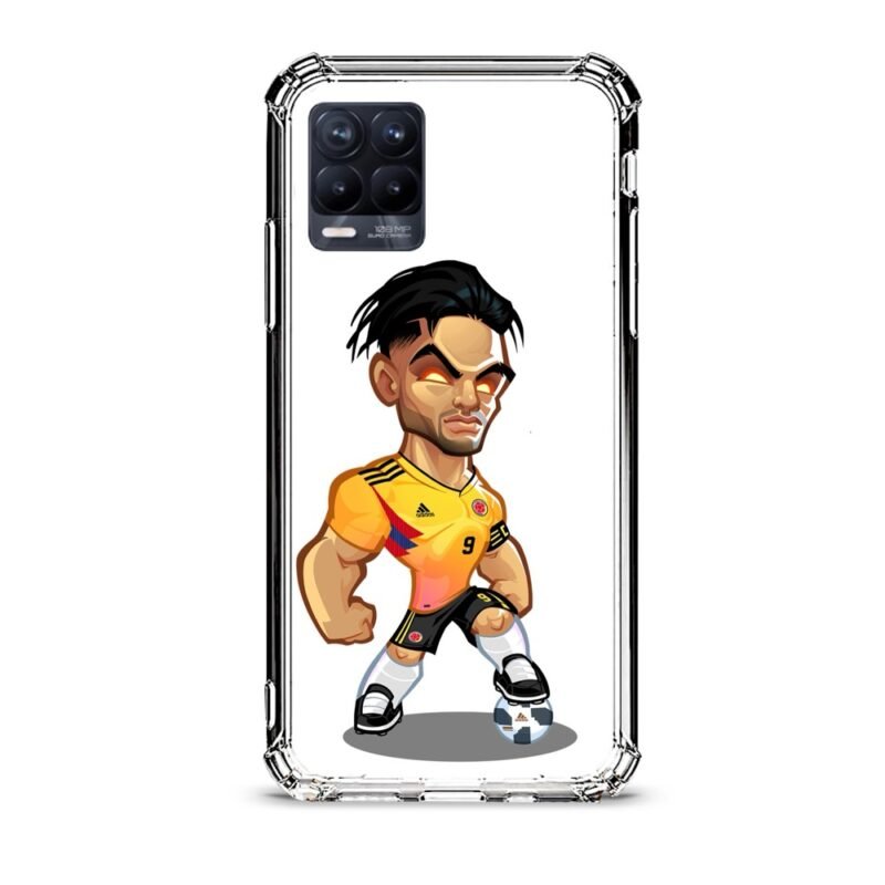 Radamel Falcao θήκη διάφανη & σχέδιο  d1003 γιά Realme 8