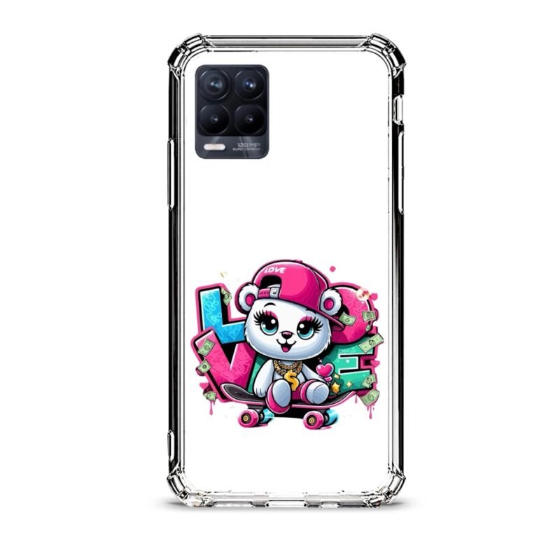 Cute love θήκη διάφανη & σχέδιο  d1019 γιά Realme 8 Pro