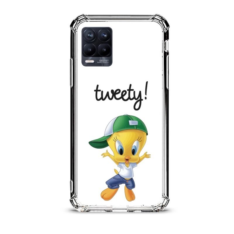 Tweety θήκη διάφανη & σχέδιο  d1022 γιά Realme 8 Pro