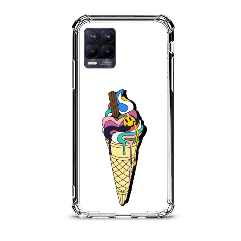 Ice cream θήκη διάφανη & σχέδιο  d1042 γιά Realme 8 Pro