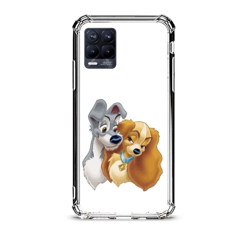 Lady and the Tramp θήκη διάφανη & σχέδιο  d1046 γιά Realme 8 Pro