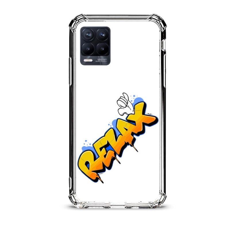 Relax θήκη διάφανη & σχέδιο  d1058 γιά Realme 8 Pro