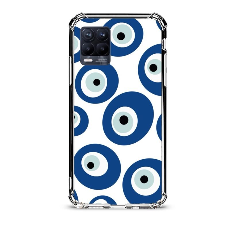 Evil eye θήκη διάφανη & σχέδιο  d1085 γιά Realme 8 Pro