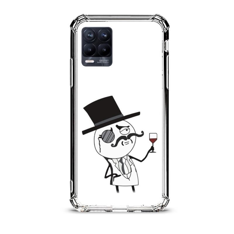 Meme figure θήκη διάφανη & σχέδιο  d1114 γιά Realme 8 Pro