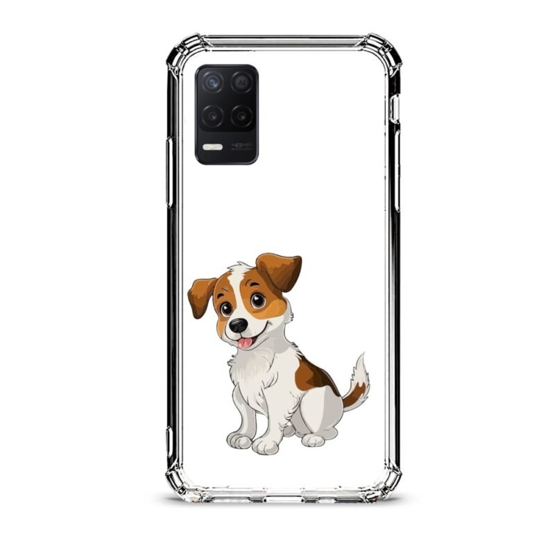 Cute dog θήκη διάφανη & σχέδιο  d1033 γιά Realme 8 5G
