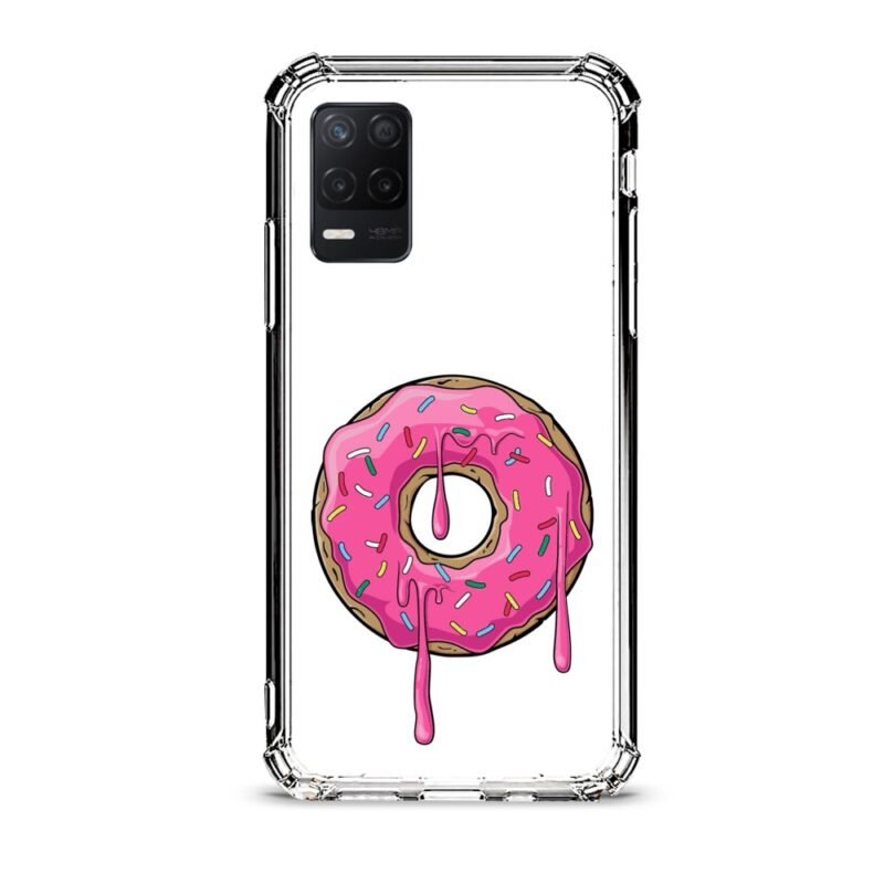 Donut θήκη διάφανη & σχέδιο  d1038 γιά Realme 8 5G