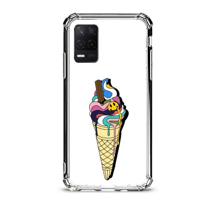 Ice cream θήκη διάφανη & σχέδιο  d1042 γιά Realme 8 5G