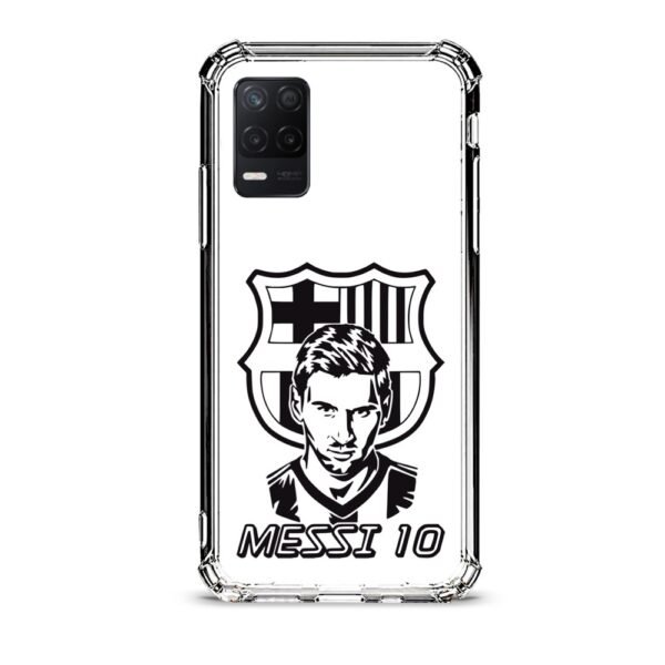 Messi Barcelona θήκη διάφανη & σχέδιο  d1043 γιά Realme 8 5G