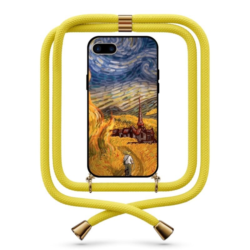 Farmer art θήκη κινητού με κορδόνι 9778 γιά iPhone 7 Plus /8 Plus