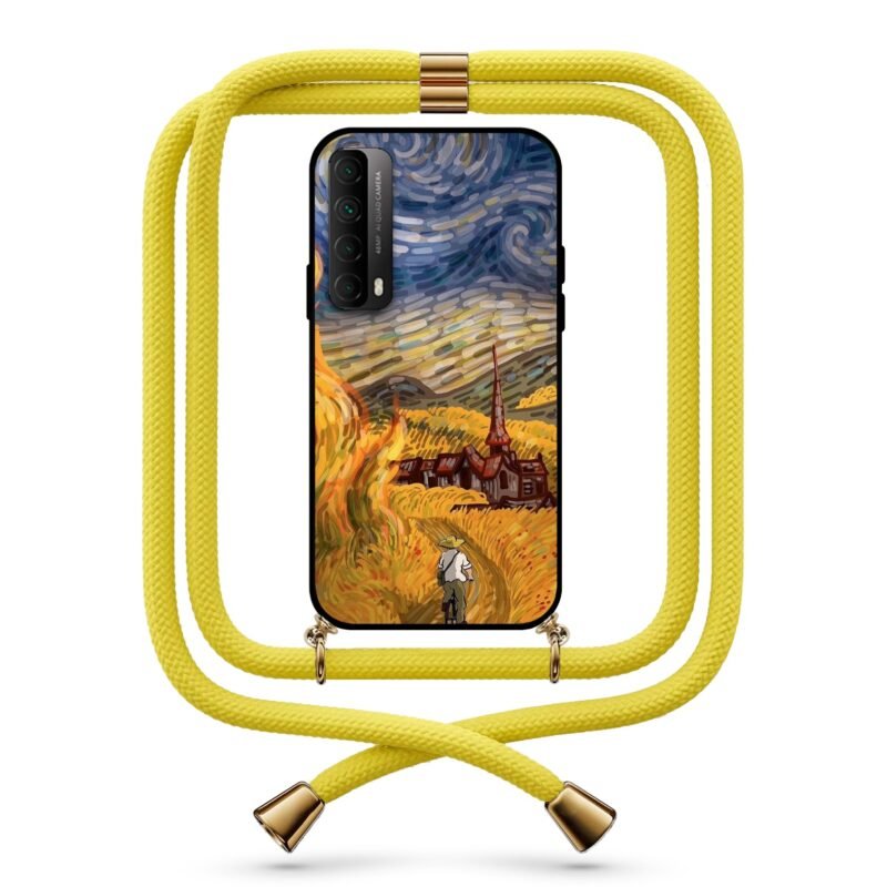 Farmer art θήκη με κορδόνι & σχέδιο 9778 για Huawei P Smart 2021