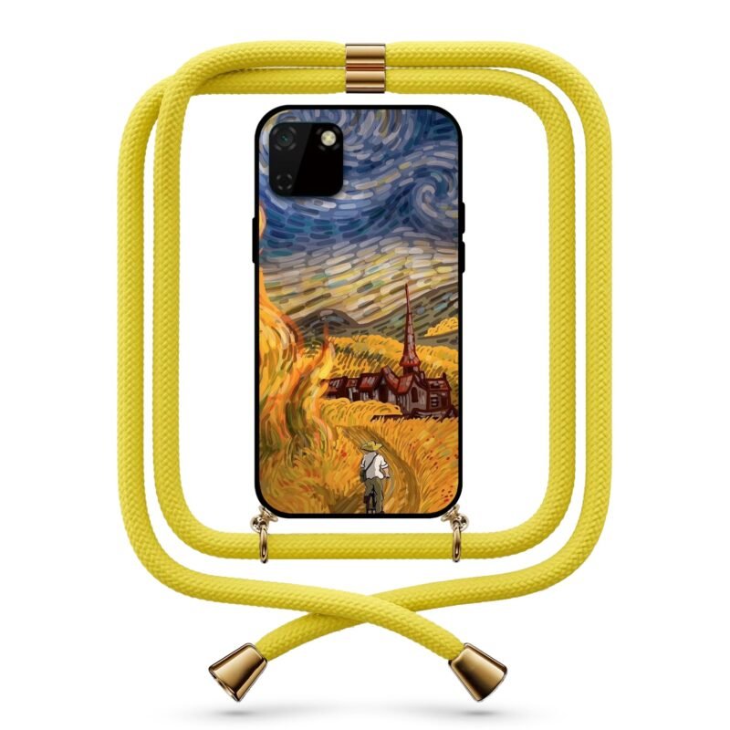 Farmer art θήκη με κορδόνι & σχέδιο 9778 για Huawei Y5P 2020
