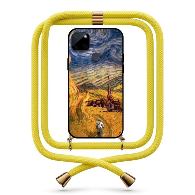 Farmer art θήκη με κορδόνι & σχέδιο 9778 για Realme C21Y