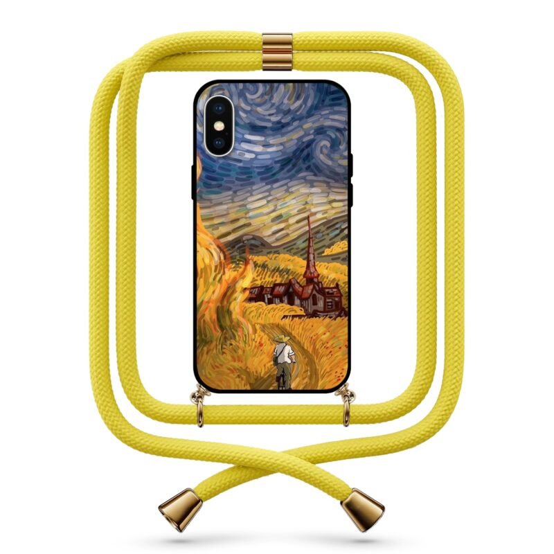 Farmer art θήκη κινητού με κορδόνι 9778 γιά iPhone X/XS