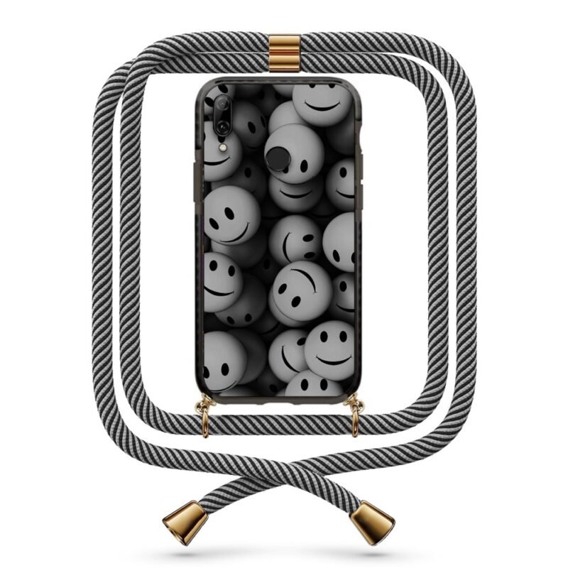 Smiley faces θήκη με κορδόνι & σχέδιο 9859 για Honor 10 Lite