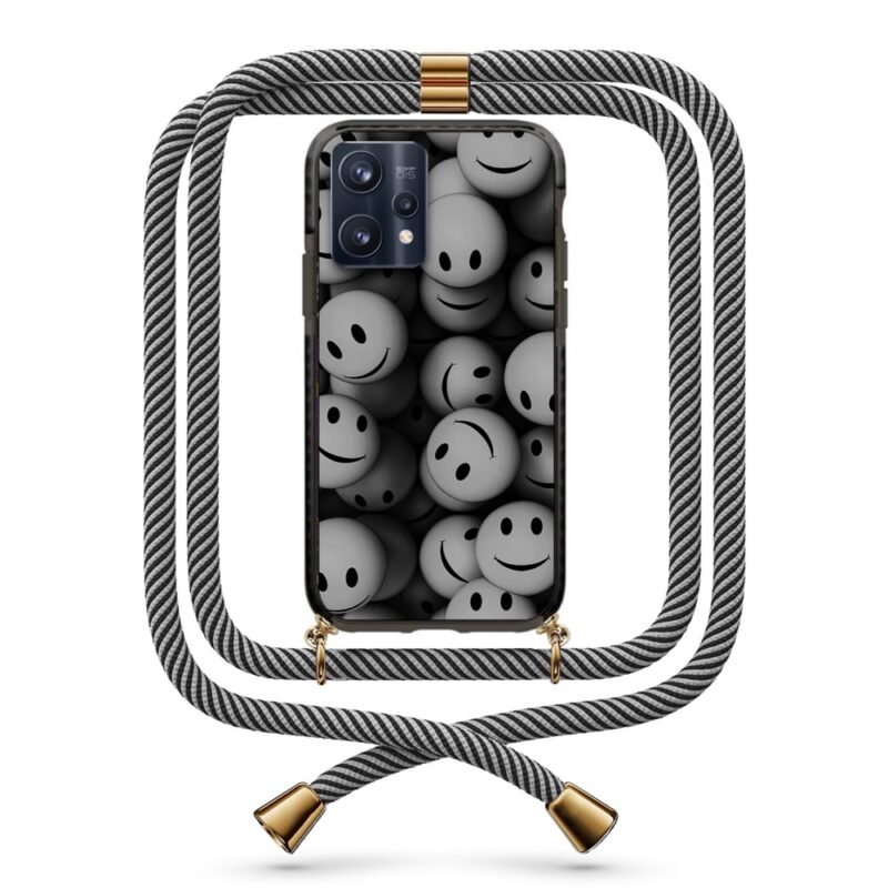 Smiley faces θήκη με κορδόνι & σχέδιο 9859 για Realme 9 Pro Plus