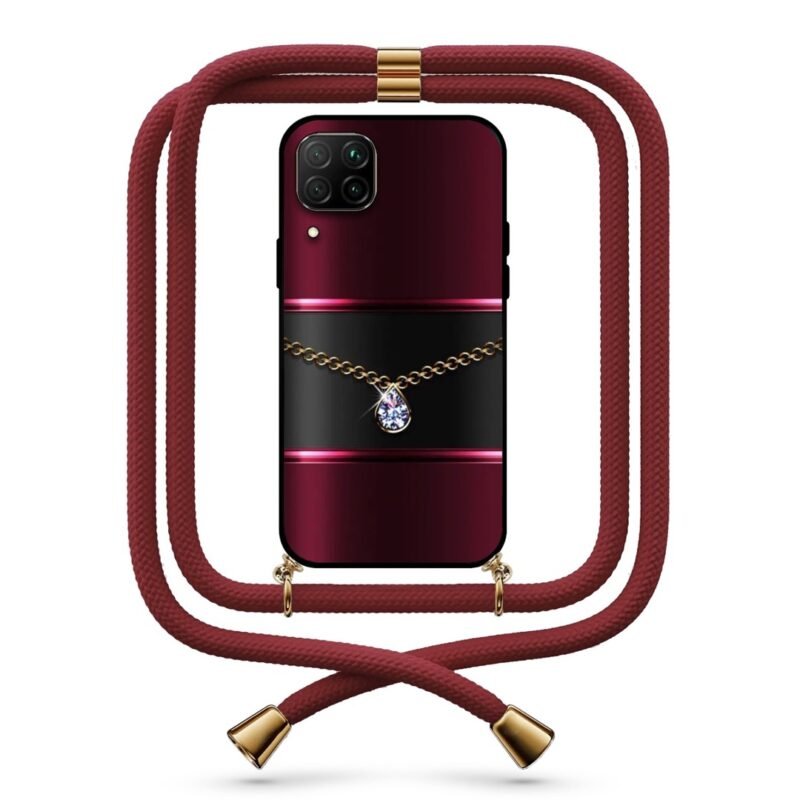 Jewel θήκη με κορδόνι & σχέδιο 9733 για Huawei P40 Lite