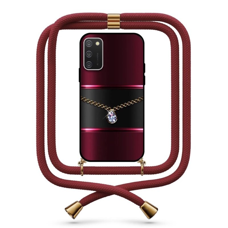 Jewel θήκη με κορδόνι & σχέδιο 9733 για Galaxy A02S
