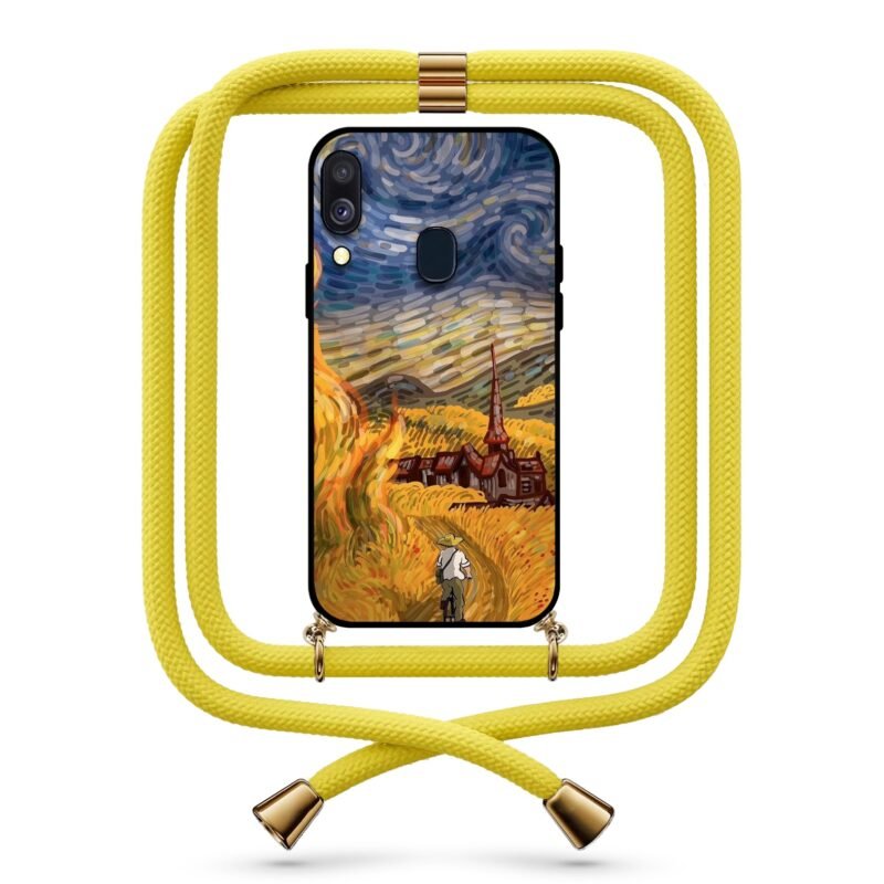 Farmer art θήκη με κορδόνι & σχέδιο 9778 για Galaxy A40