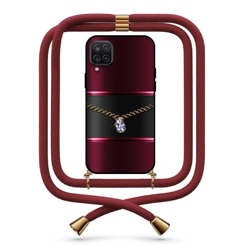 Jewel θήκη με κορδόνι & σχέδιο 9733 για Galaxy A12