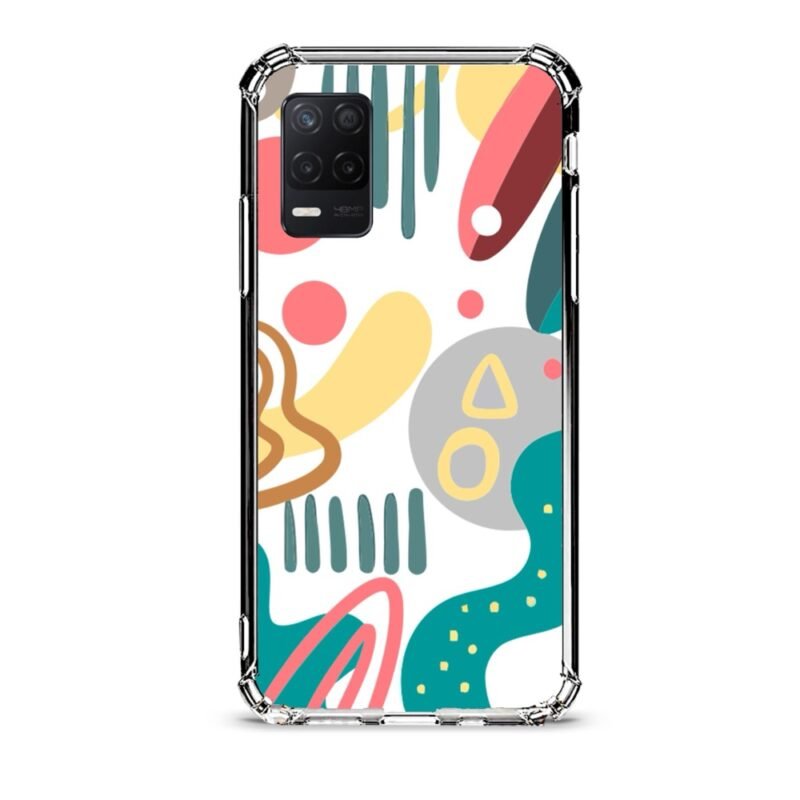 Clover θήκη διάφανη & σχέδιο  d1071 γιά Realme 8 5G