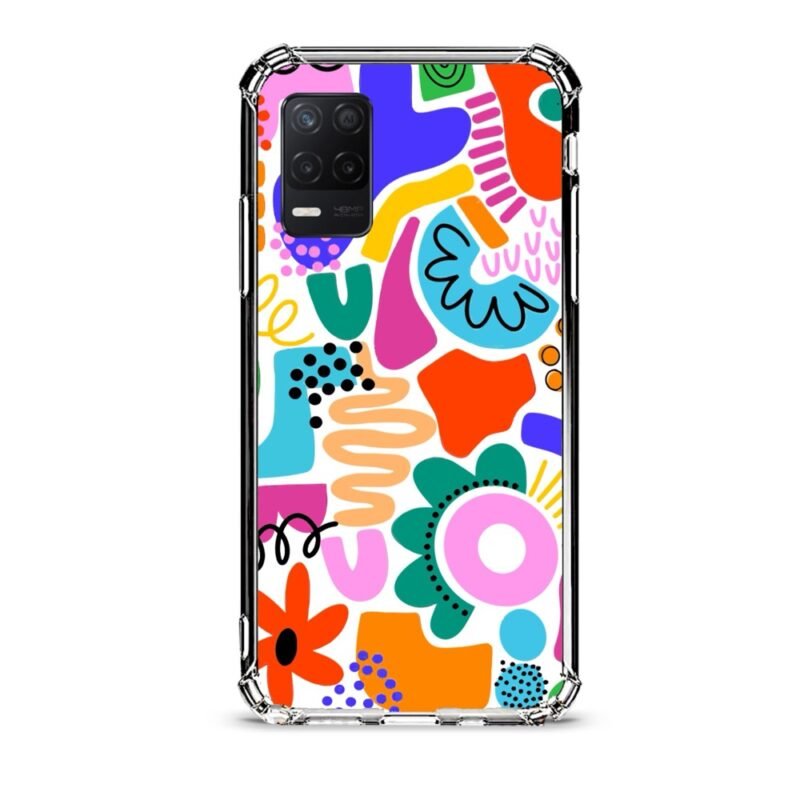 Shapes θήκη διάφανη & σχέδιο  d1072 γιά Realme 8 5G