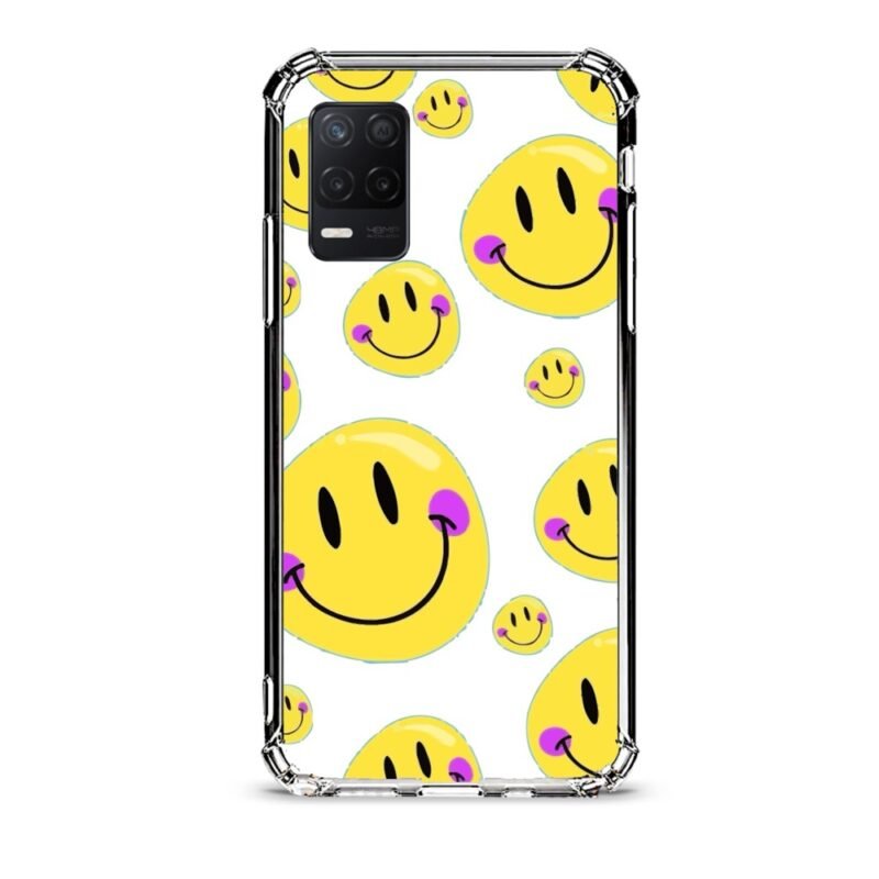 Smilies θήκη διάφανη & σχέδιο  d1076 γιά Realme 8 5G