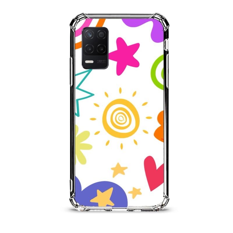 Sun shapes θήκη διάφανη & σχέδιο  d1084 γιά Realme 8 5G