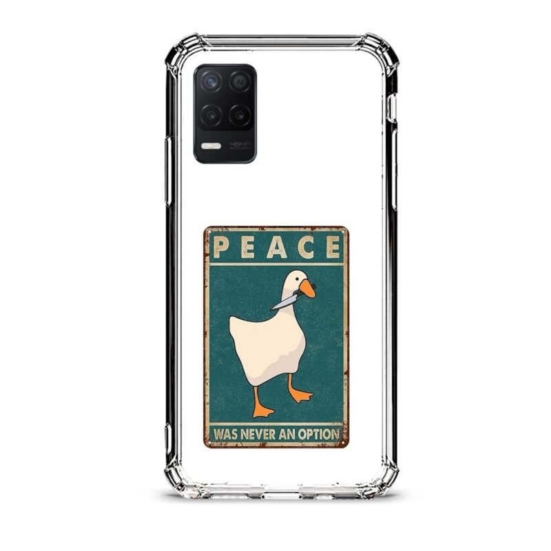 No piece duck θήκη διάφανη & σχέδιο  d1107 γιά Realme 8 5G