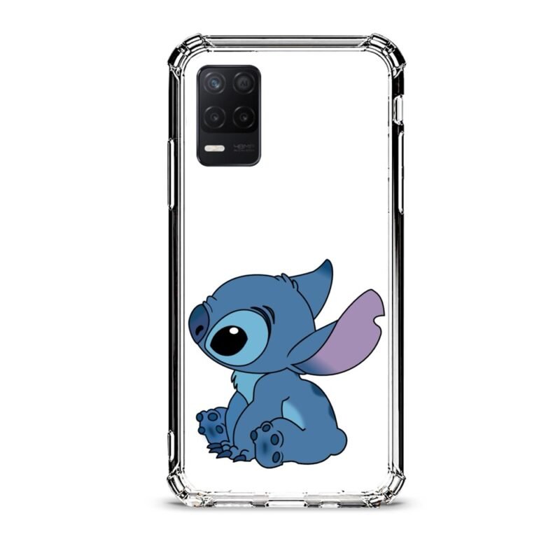 Stitch θήκη διάφανη & σχέδιο  d1111 γιά Realme 8 5G
