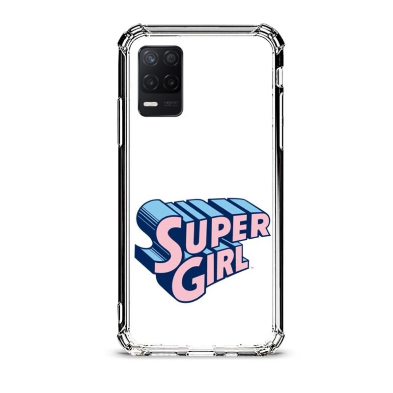 Super girl θήκη διάφανη & σχέδιο  d1115 γιά Realme 8 5G