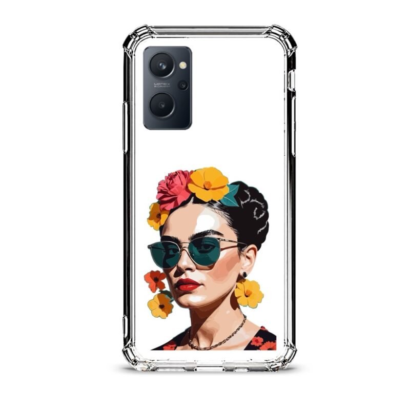 Flower woman θήκη διάφανη & σχέδιο  d1044 γιά Realme 9i