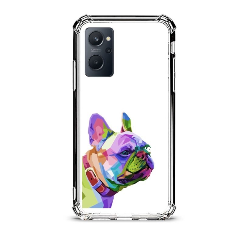 Cute pug θήκη διάφανη & σχέδιο  d1078 γιά Realme 9i