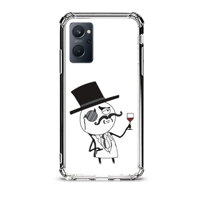 Meme figure θήκη διάφανη & σχέδιο  d1114 γιά Realme 9i