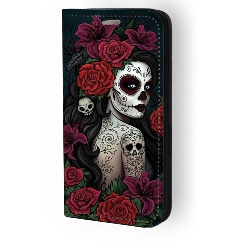 Θήκη book με σχέδιο tattoo girl 91232 για iPhone 14 Pro
