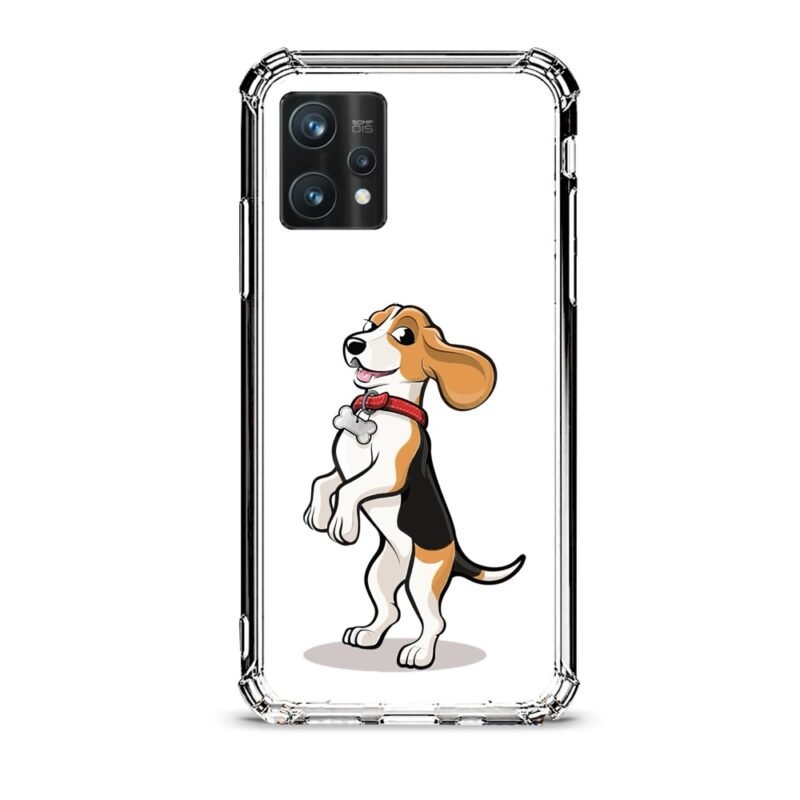 Playful dog θήκη διάφανη & σχέδιο  d1034 γιά Realme 9 Pro Plus