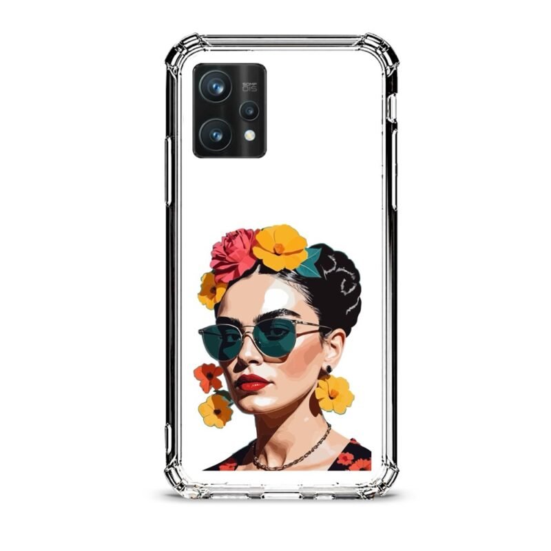 Flower woman θήκη διάφανη & σχέδιο  d1044 γιά Realme 9 Pro Plus