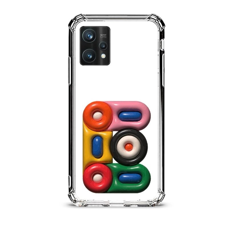 3d shapes θήκη διάφανη & σχέδιο  d1064 γιά Realme 9 Pro Plus