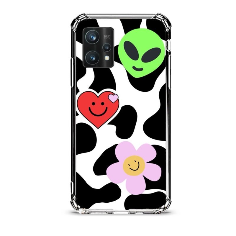 Smiley faces θήκη διάφανη & σχέδιο  d1073 γιά Realme 9 Pro Plus