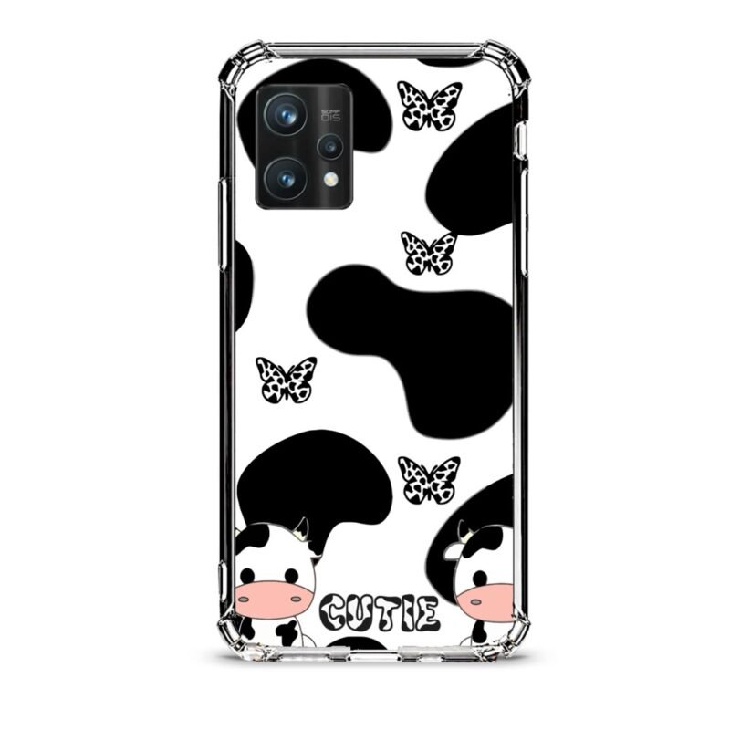 Cow print θήκη διάφανη & σχέδιο  d1077 γιά Realme 9 Pro Plus