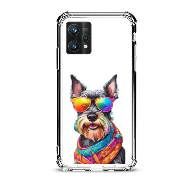 Sunglasses dog θήκη διάφανη & σχέδιο  d1080 γιά Realme 9 Pro Plus