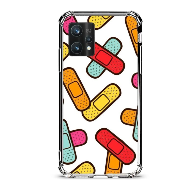 Patch pattern θήκη διάφανη & σχέδιο  d1099 γιά Realme 9 Pro Plus