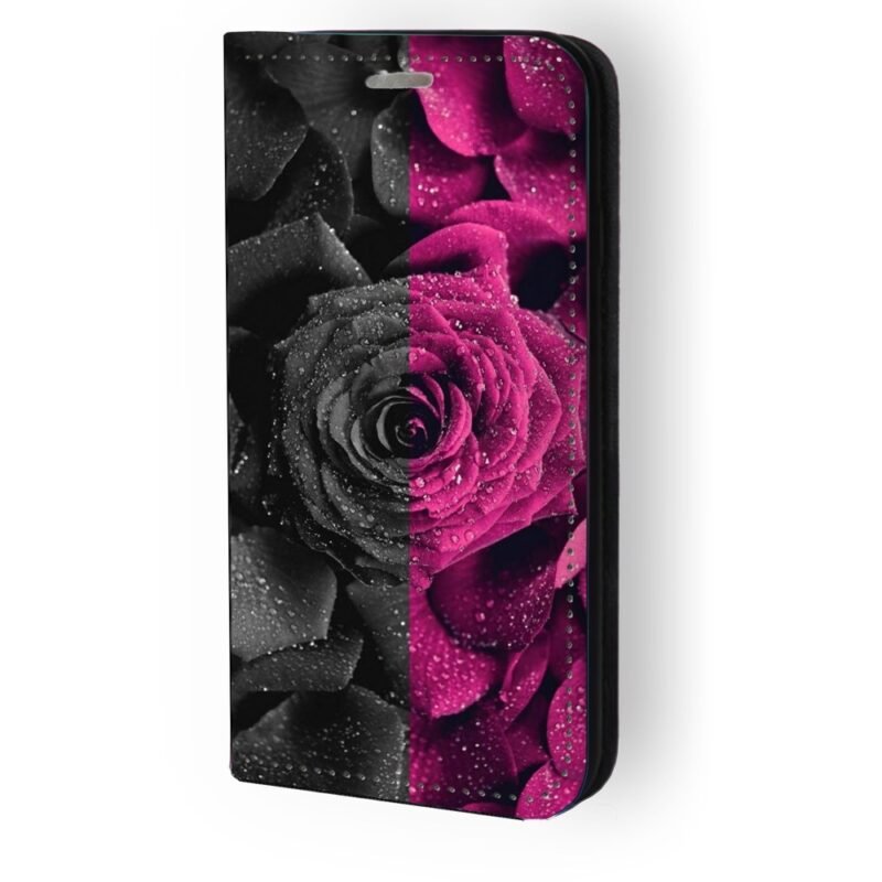Θήκη book με σχέδιο double colour rose 91233 για iPhone 14 Pro