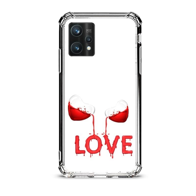 Liquid love θήκη διάφανη & σχέδιο  d1110 γιά Realme 9 Pro Plus